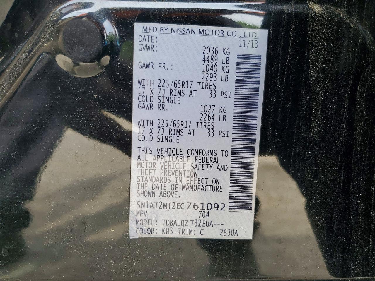 Nissan Rogue Sv