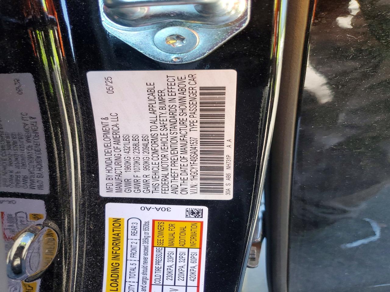 Honda Accord Se