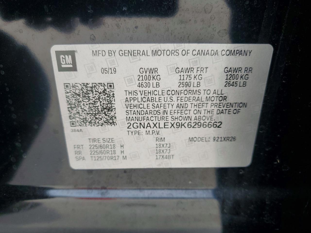 Chevrolet Equinox Lt