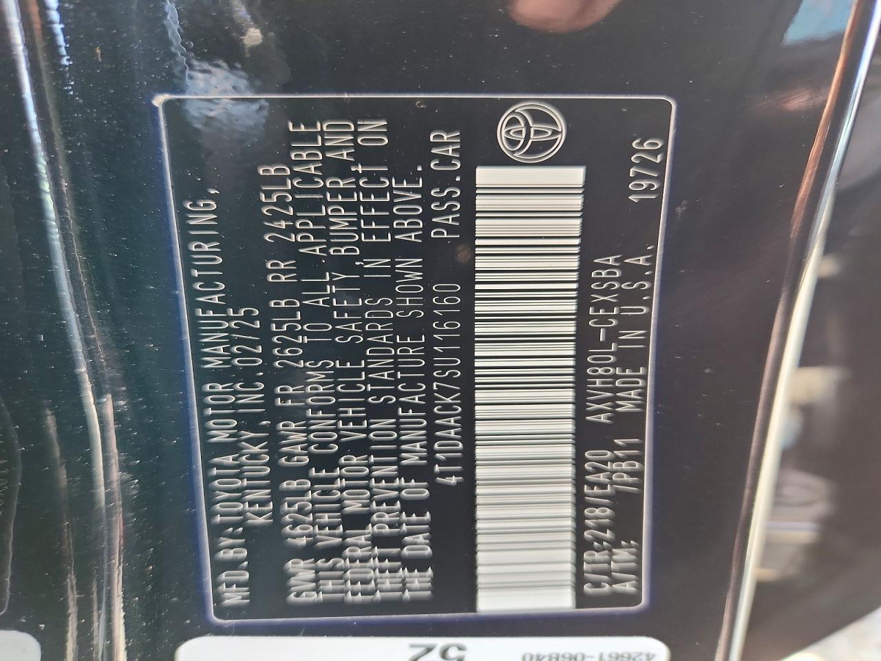 Toyota Camry Se