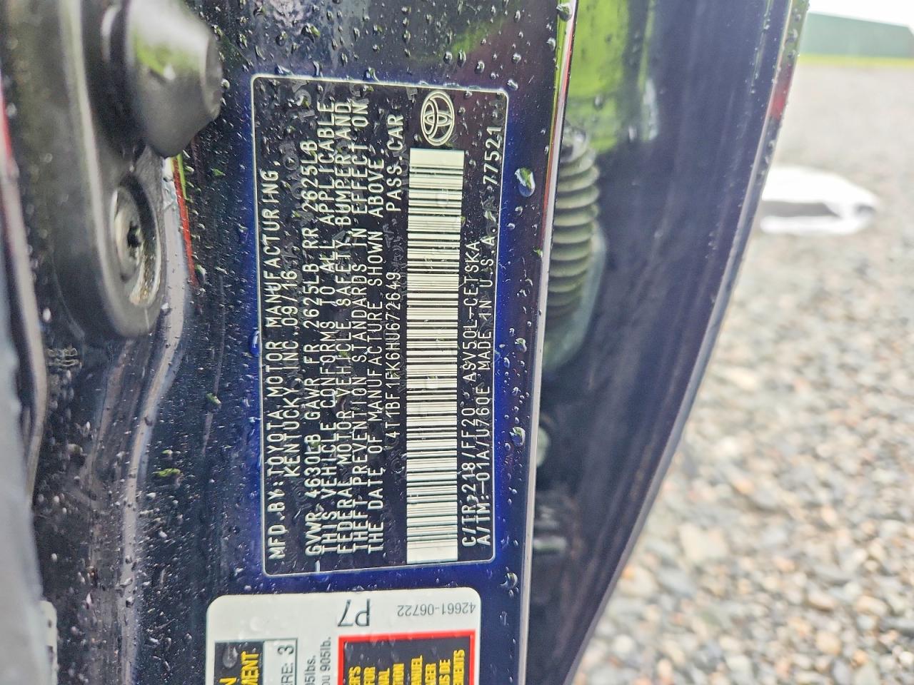 Toyota Camry Se