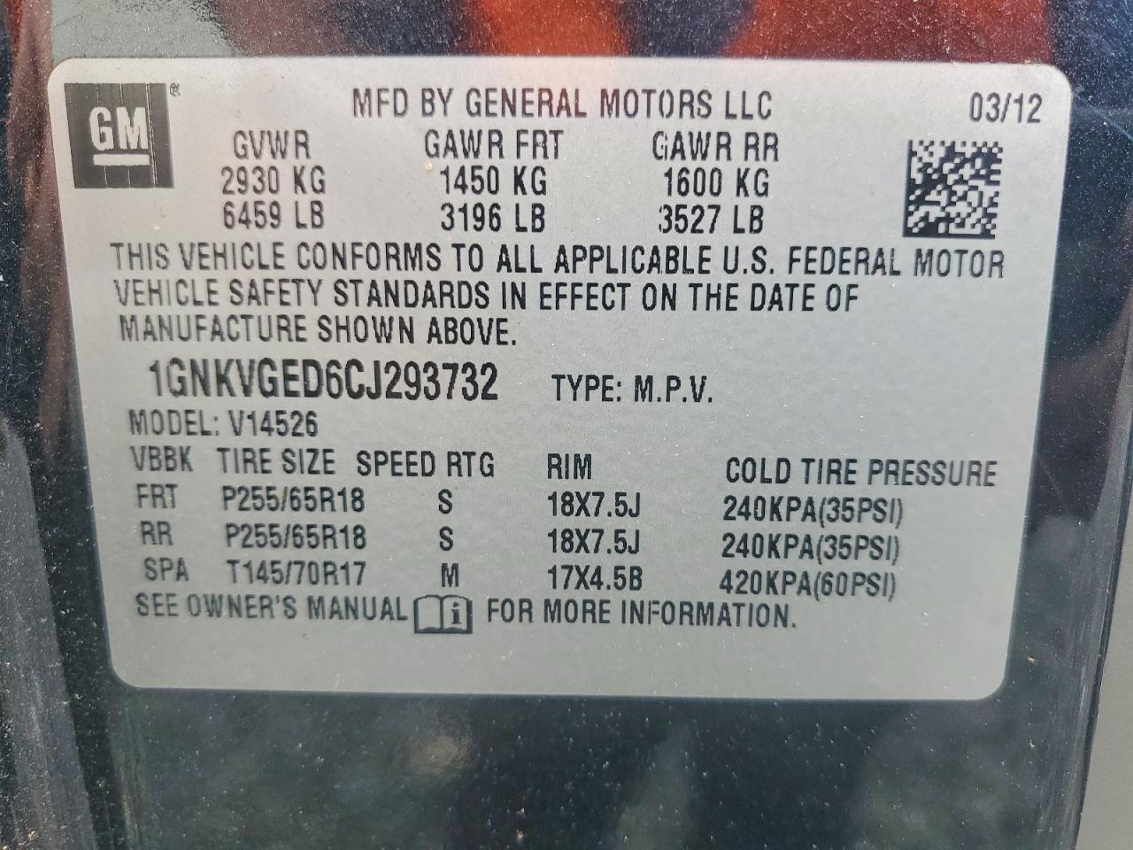 Chevrolet Traverse Lt