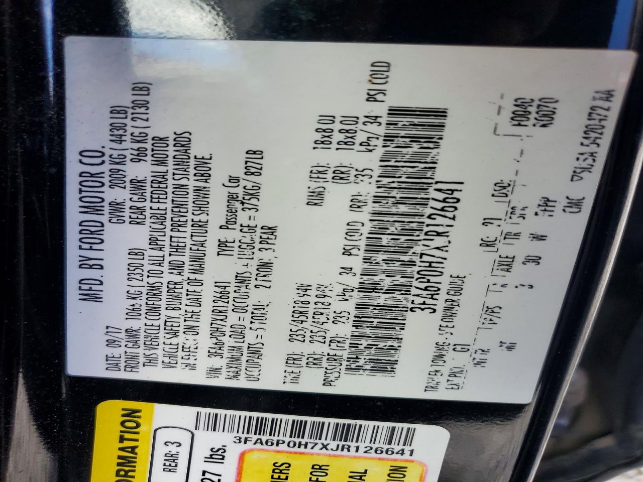 Ford Fusion Se