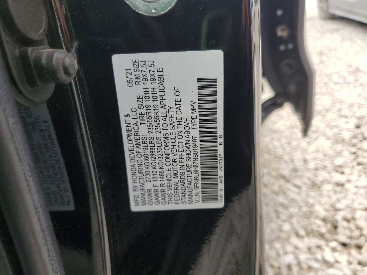 Honda Odyssey Touring