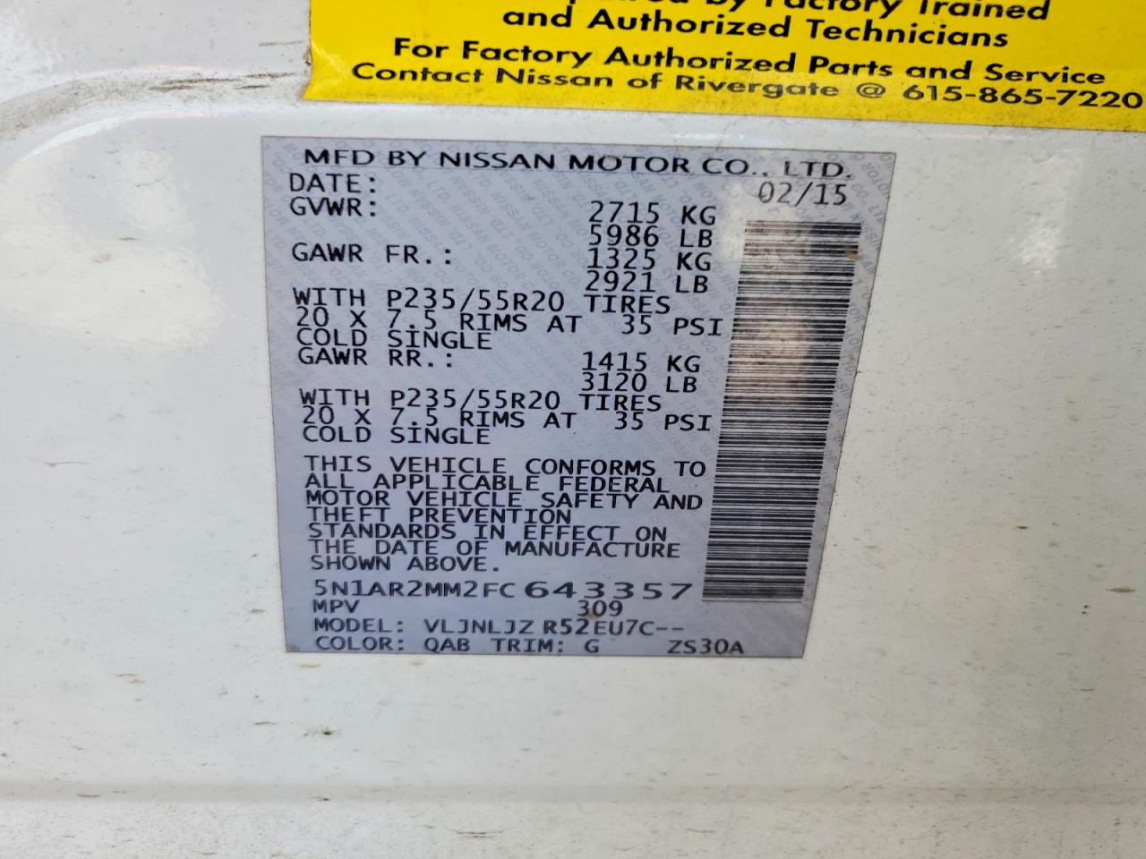 Nissan Pathfinder S