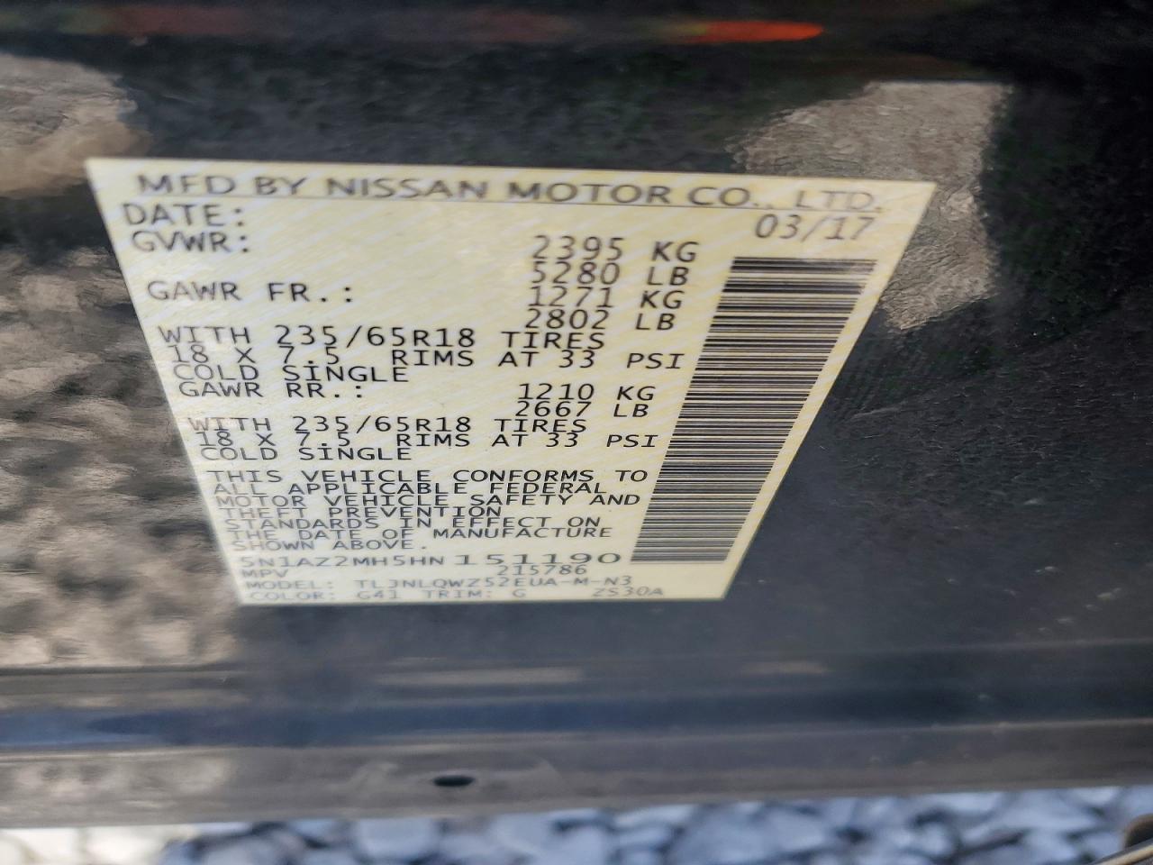 Nissan Murano Sv