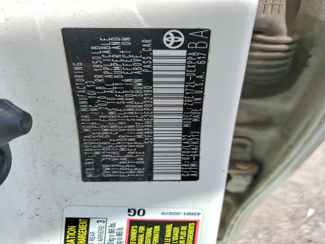 Toyota Corolla Le Eco Premium