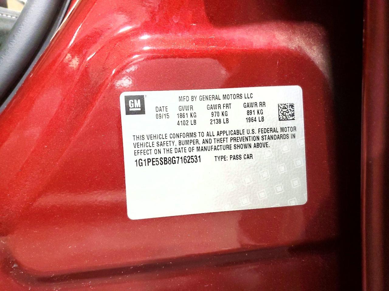 Chevrolet Cruze Lt