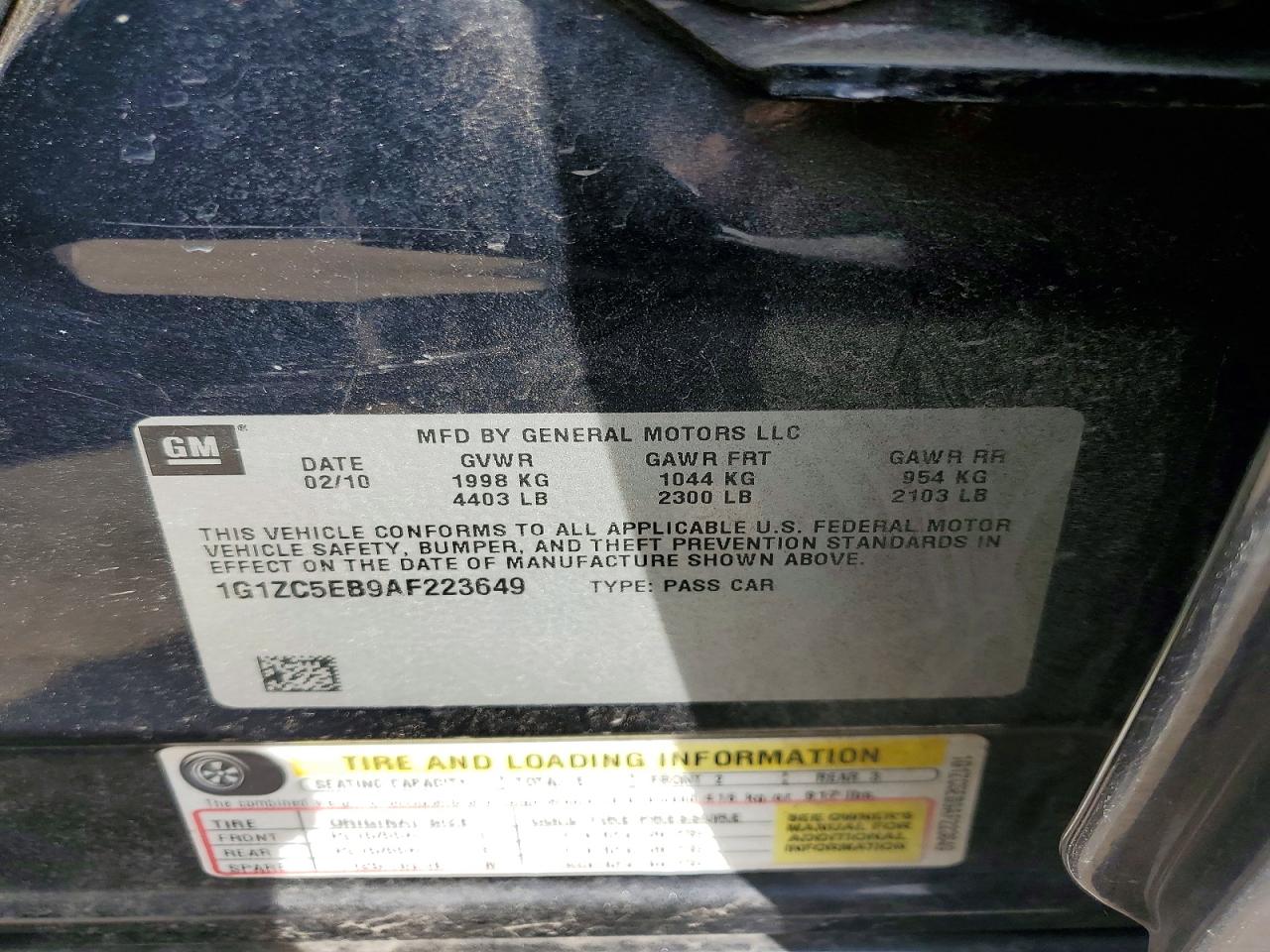 Chevrolet Malibu 1lt
