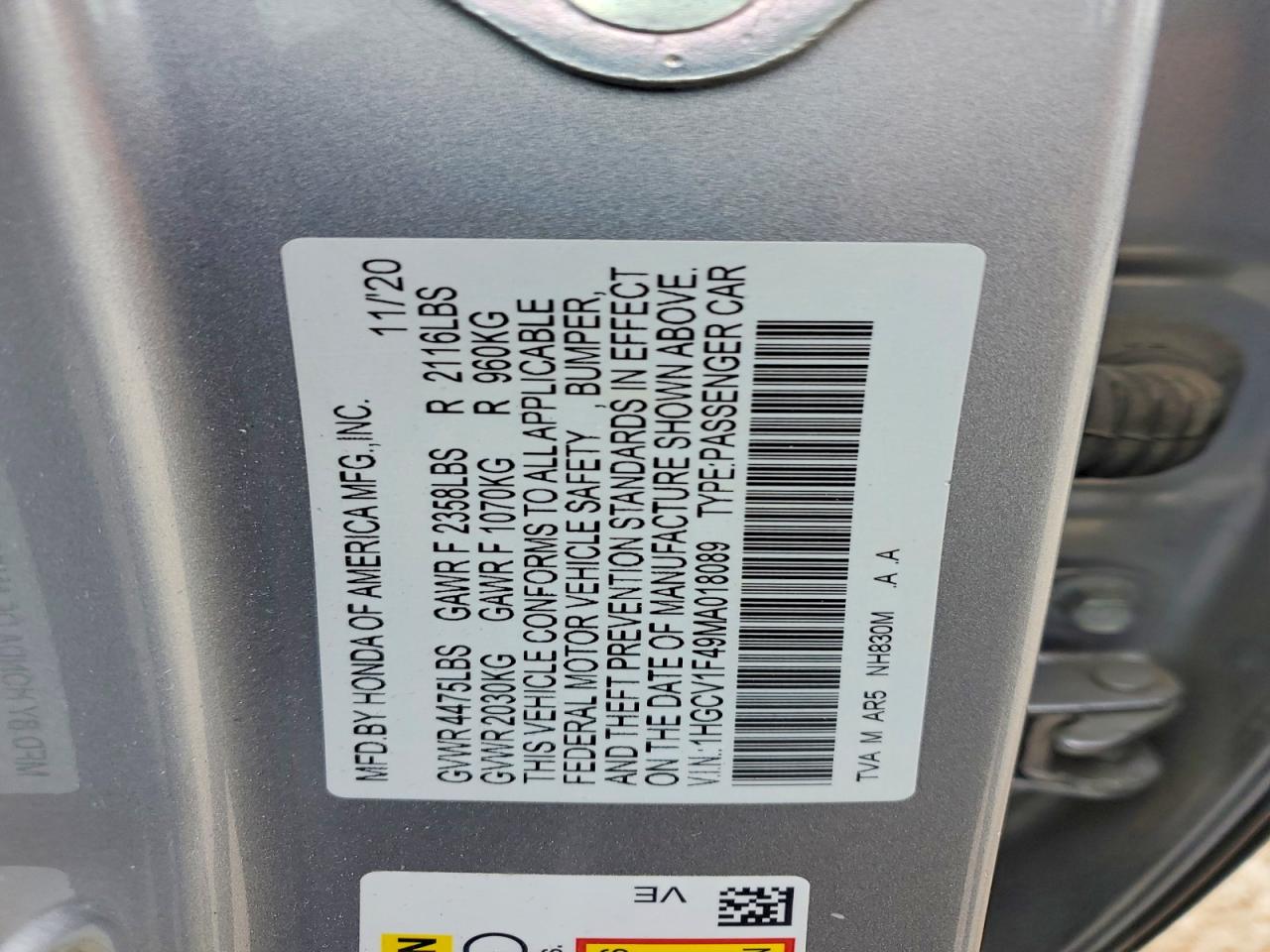 Honda Accord Sport Se