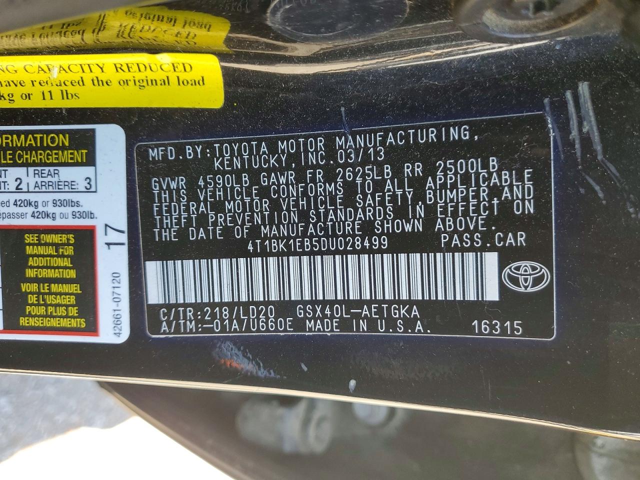 Toyota Avalon Xle