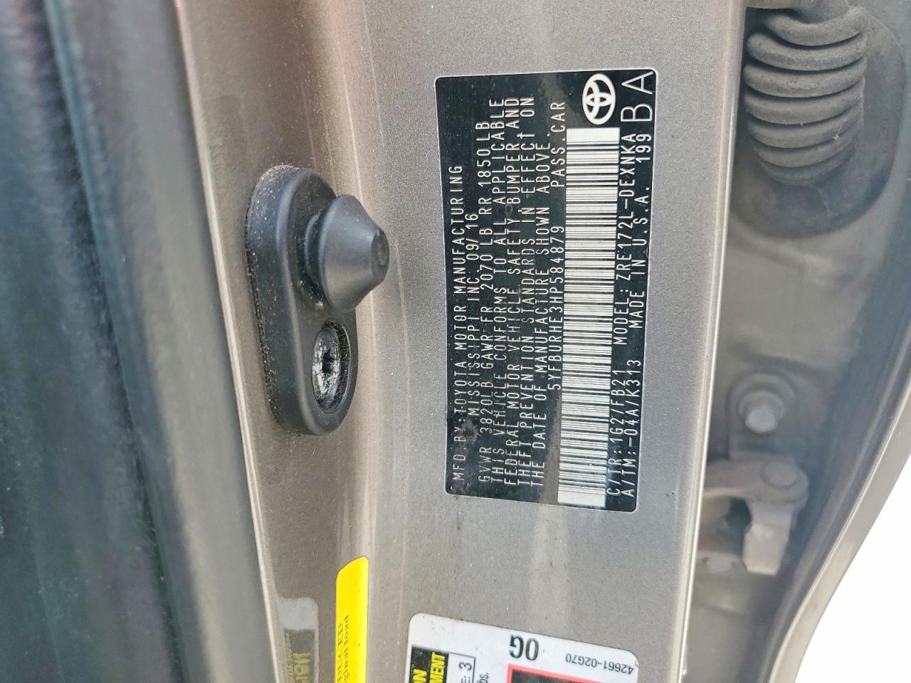 Toyota Corolla Le