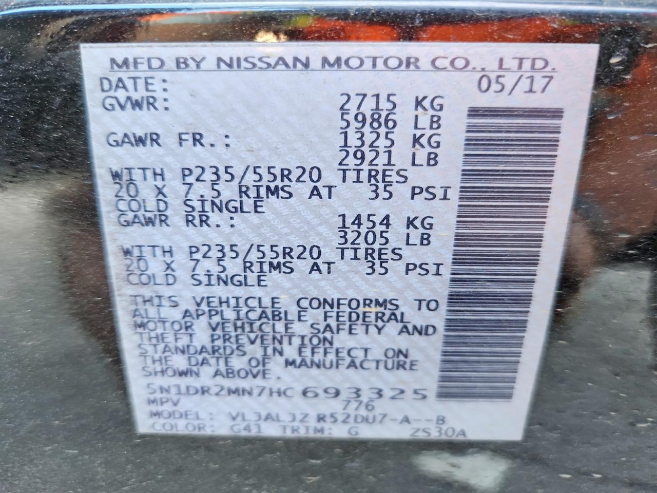 Nissan Pathfinder S