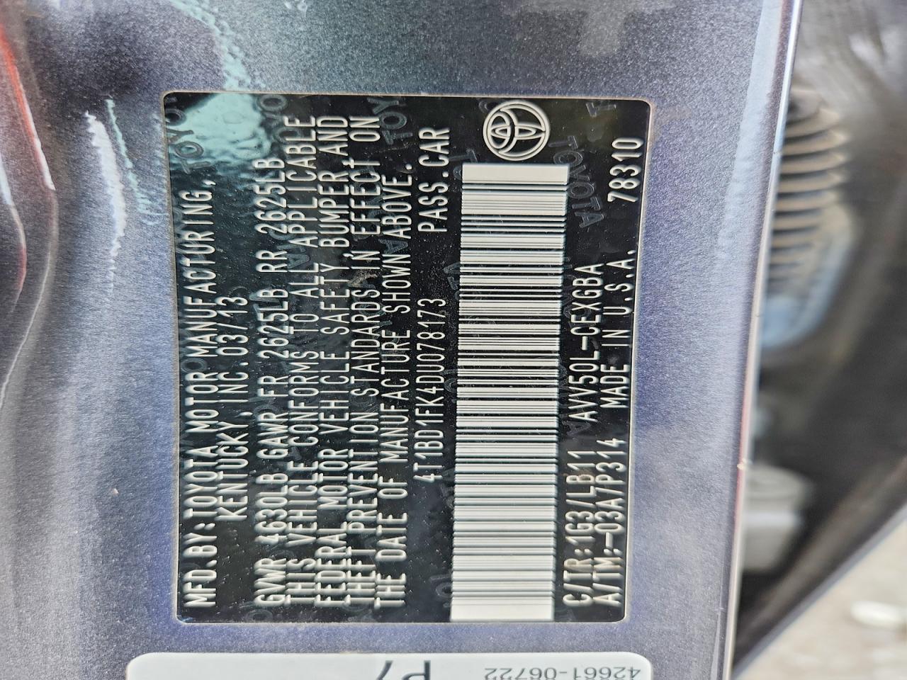 Toyota Camry Xle