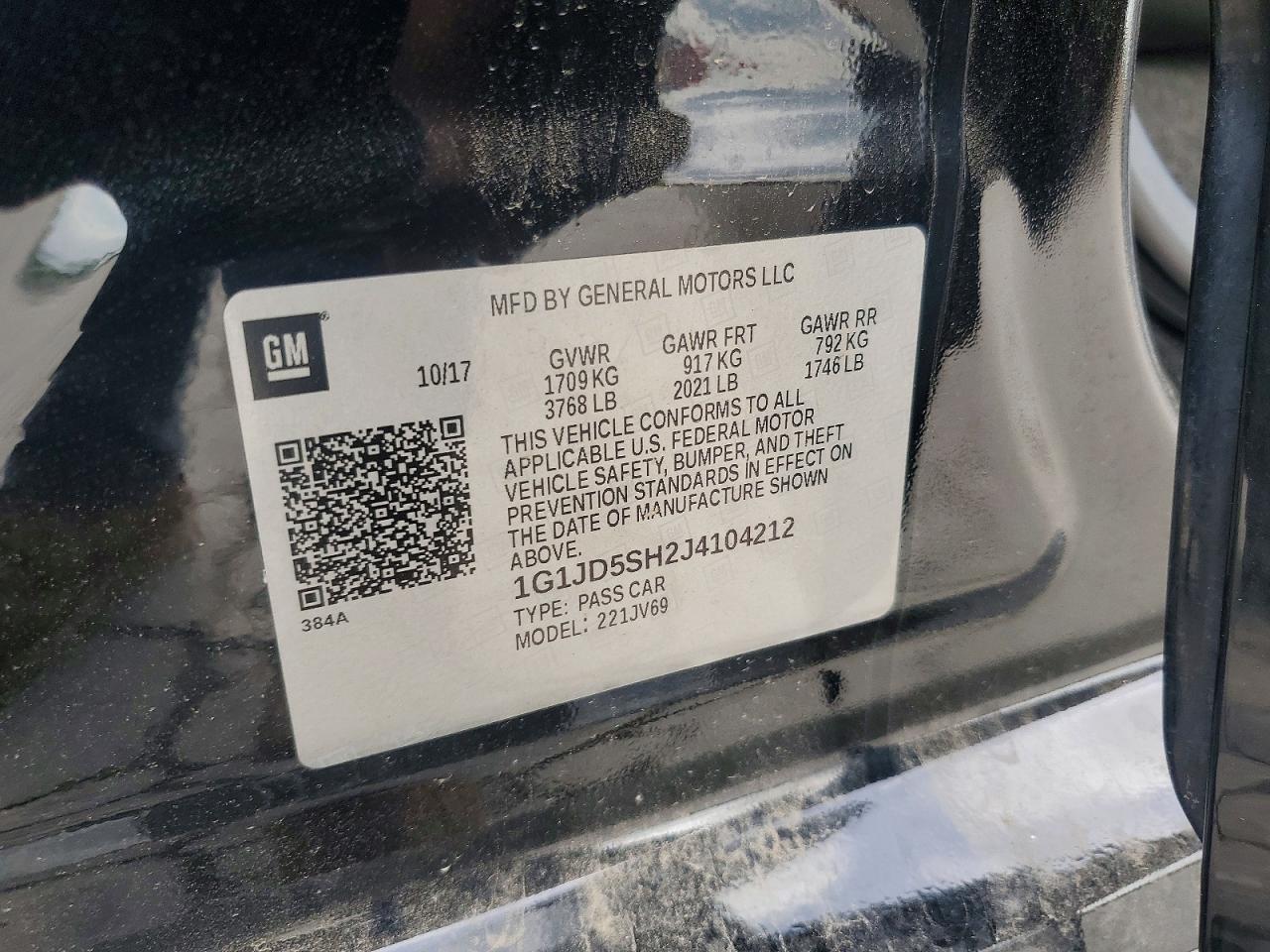 Chevrolet Sonic Lt