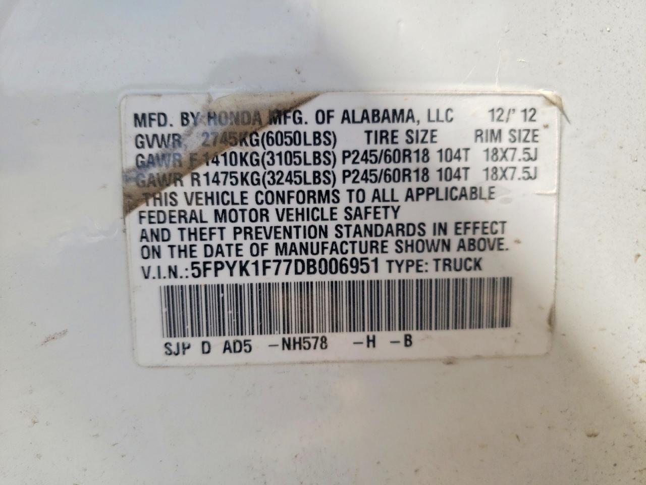 Honda Ridgeline Sport