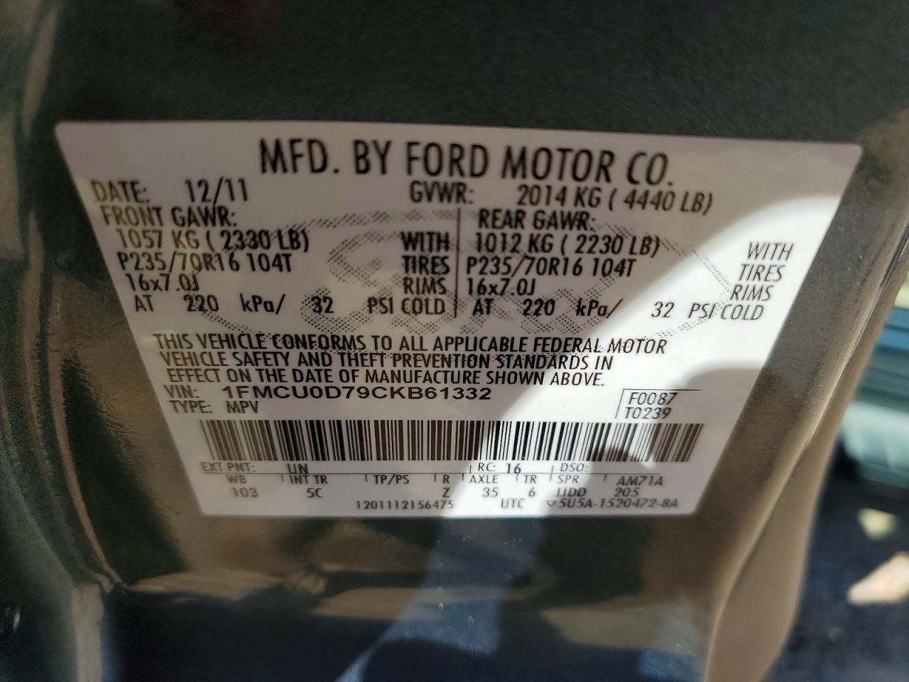 Ford Escape Xlt