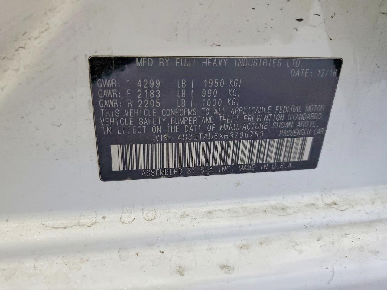 Subaru Impreza Limited