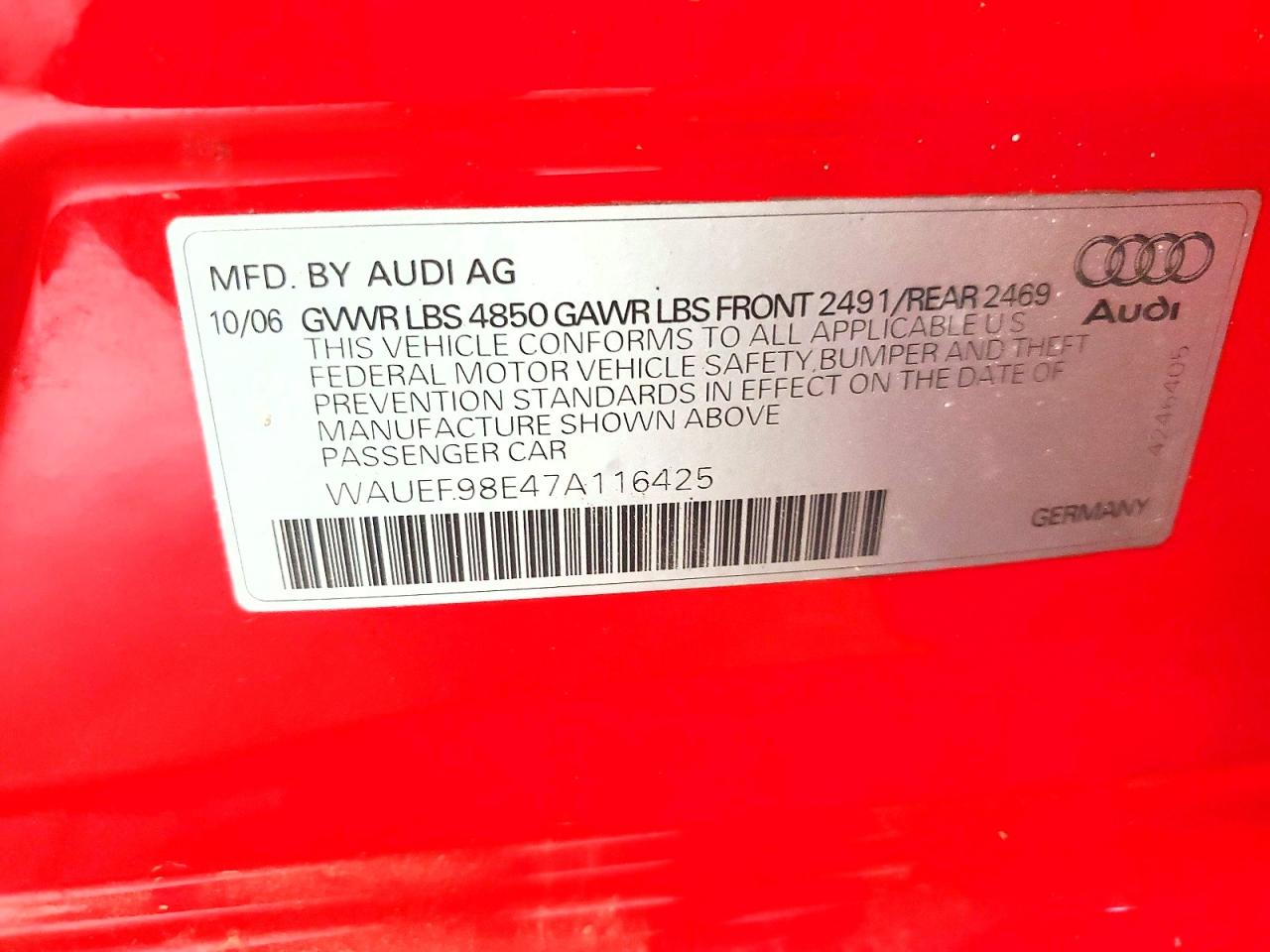 Audi A4 S-line 2.0t Quattro Turbo