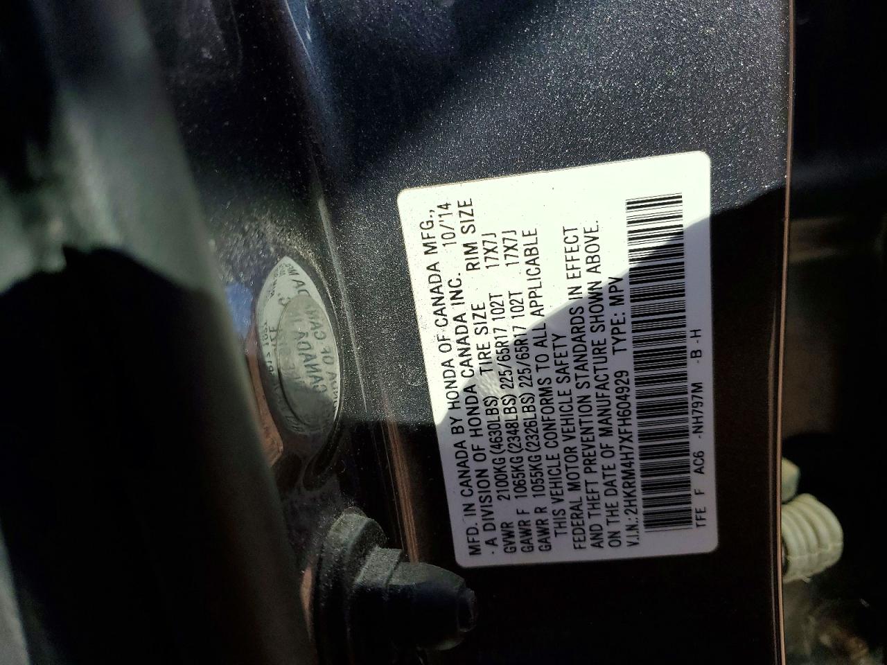 Honda Crv Exl