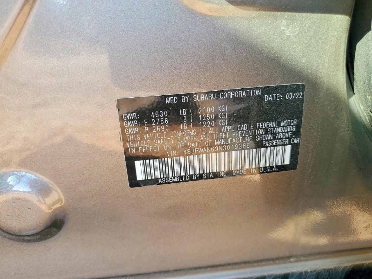 Subaru Legacy Limited