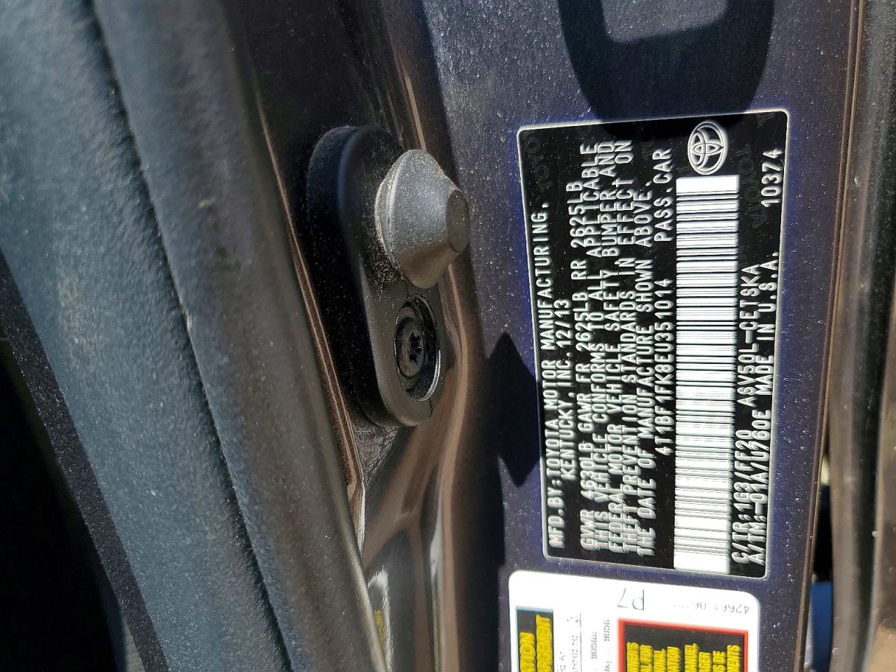 Toyota Camry Se