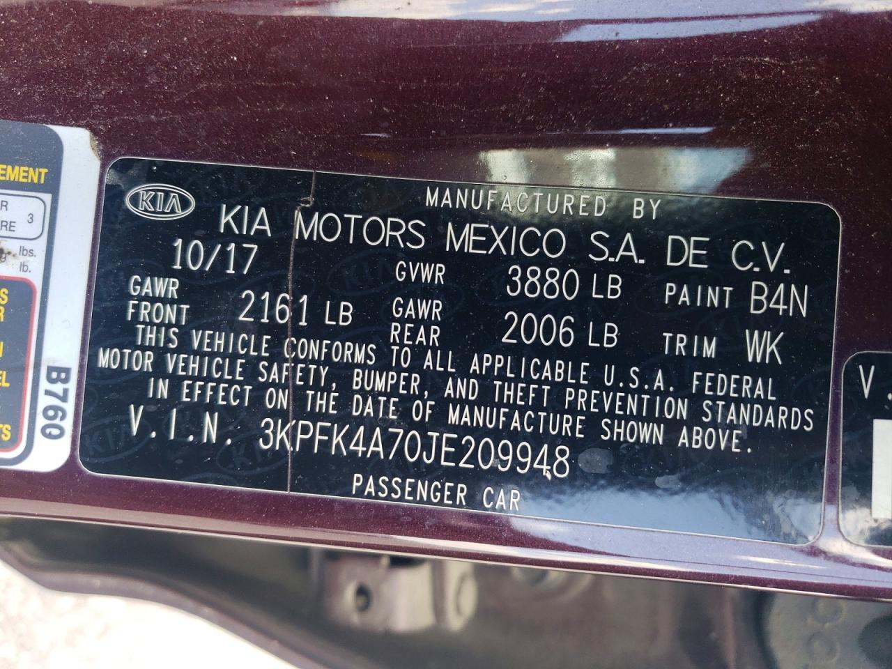 Kia Forte Lx
