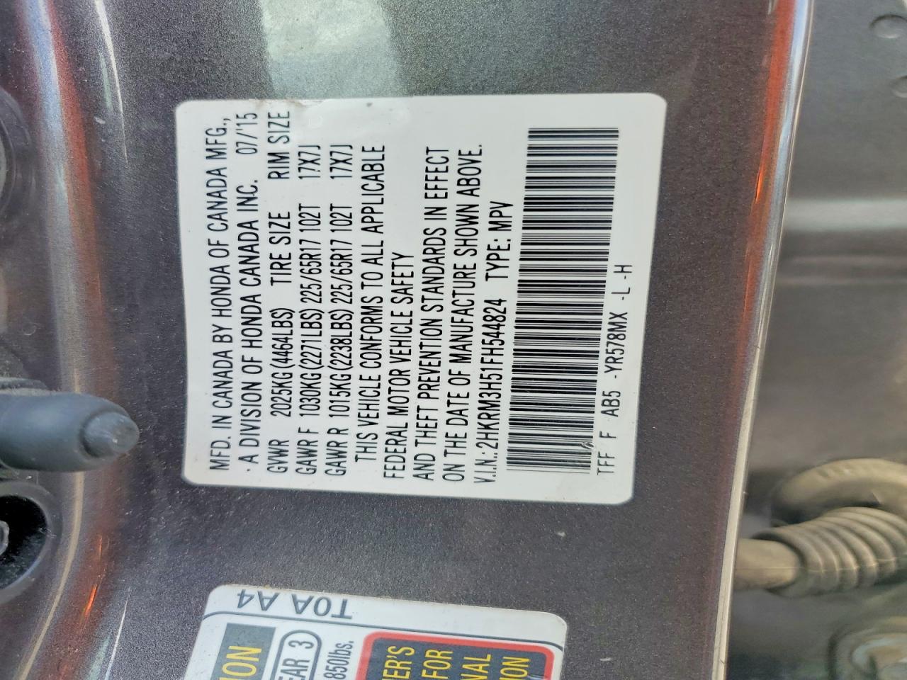 Honda Crv Ex