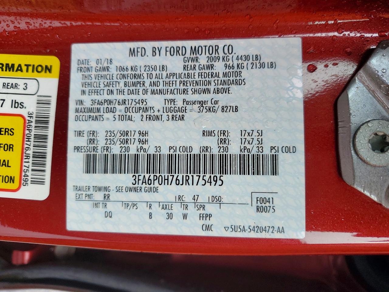 Ford Fusion Se