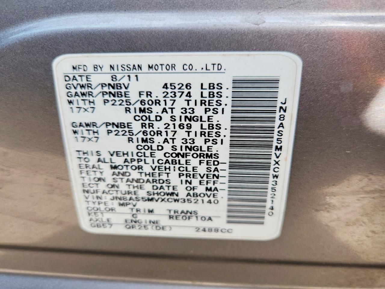 Nissan Rogue S