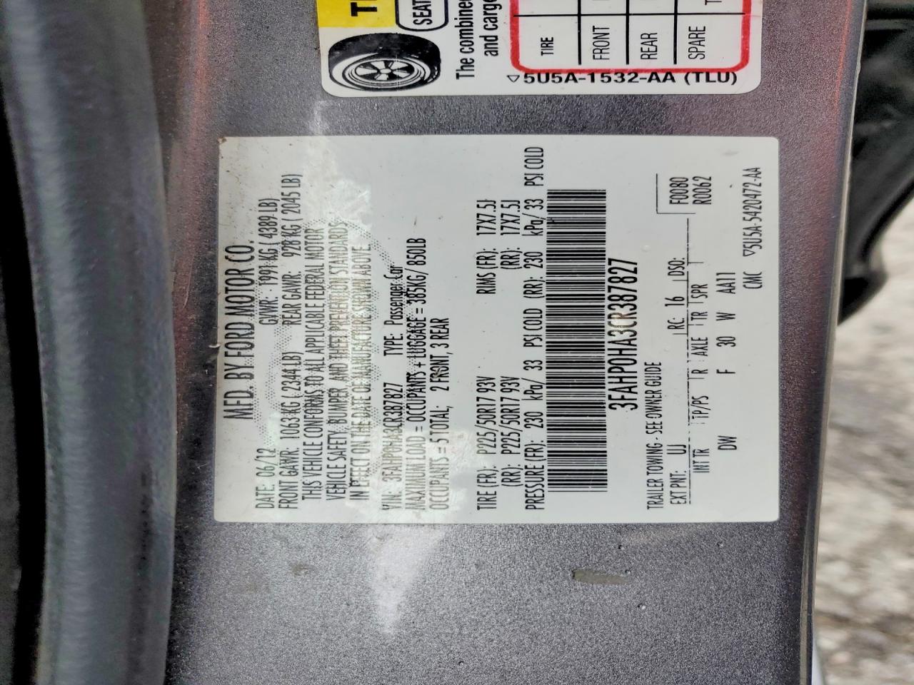 Ford Fusion Se