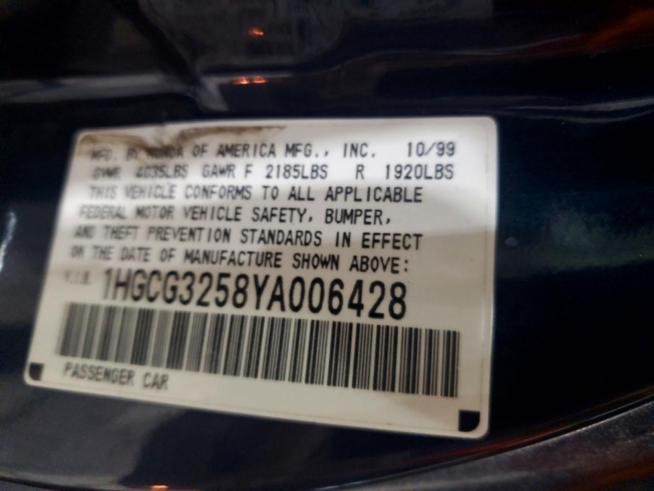 Honda Accord Ex