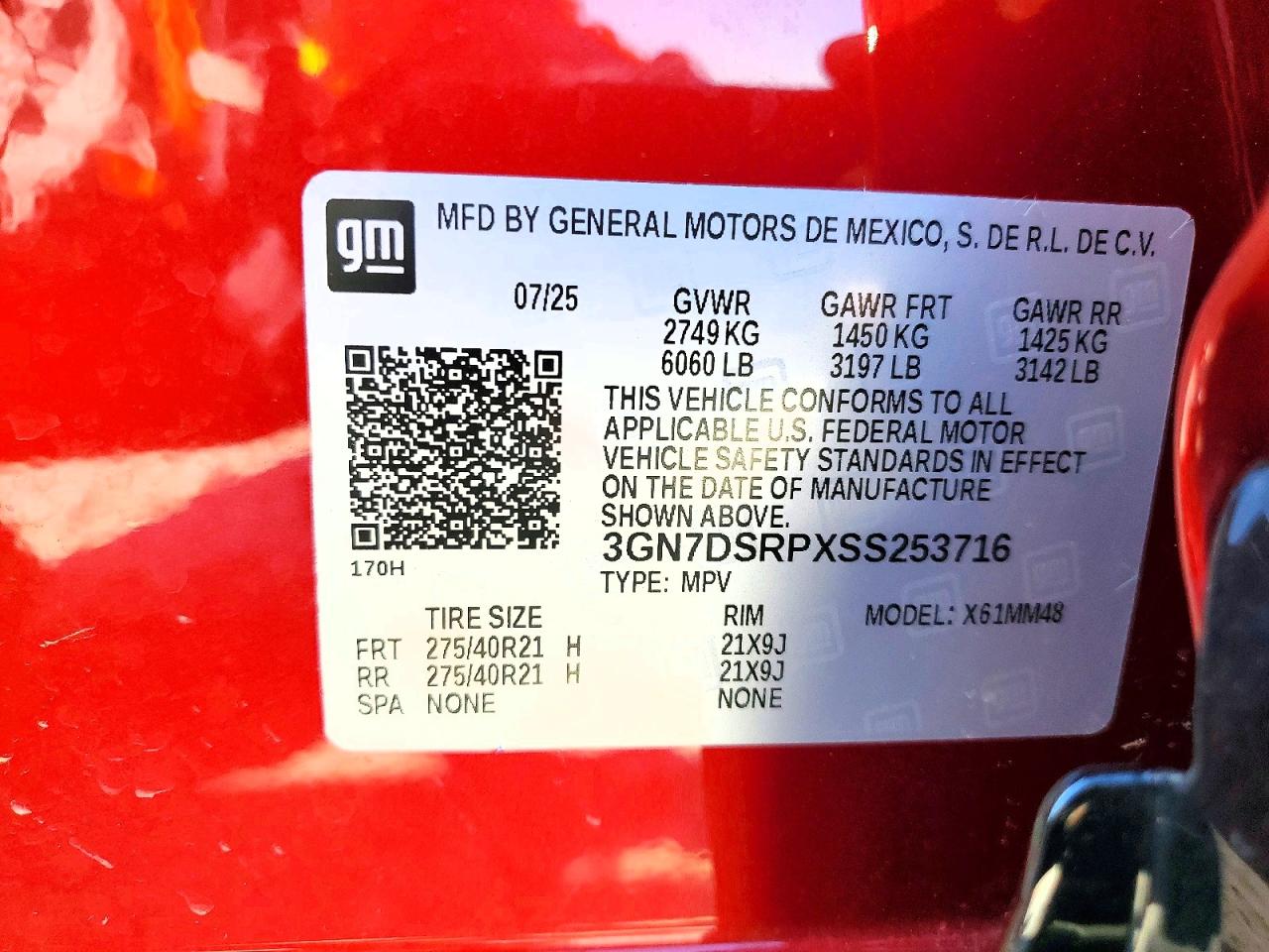 Chevrolet Equinox Rs