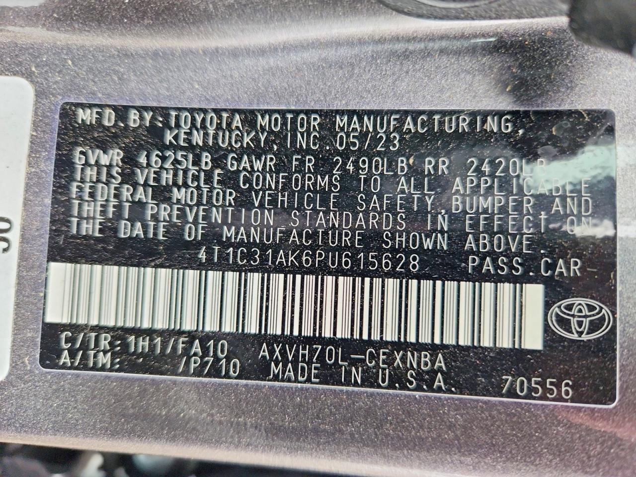 Toyota Camry Le