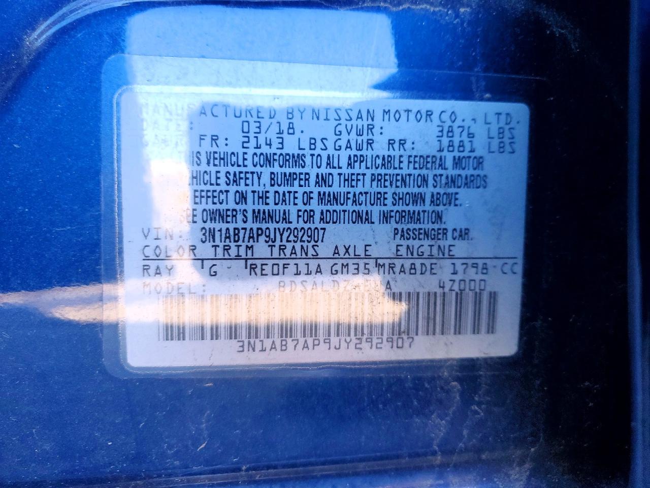 Nissan Sentra Sv