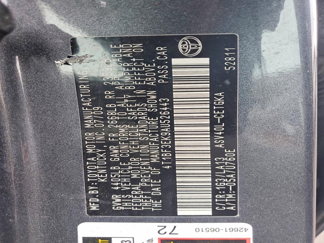 Toyota Camry Xle