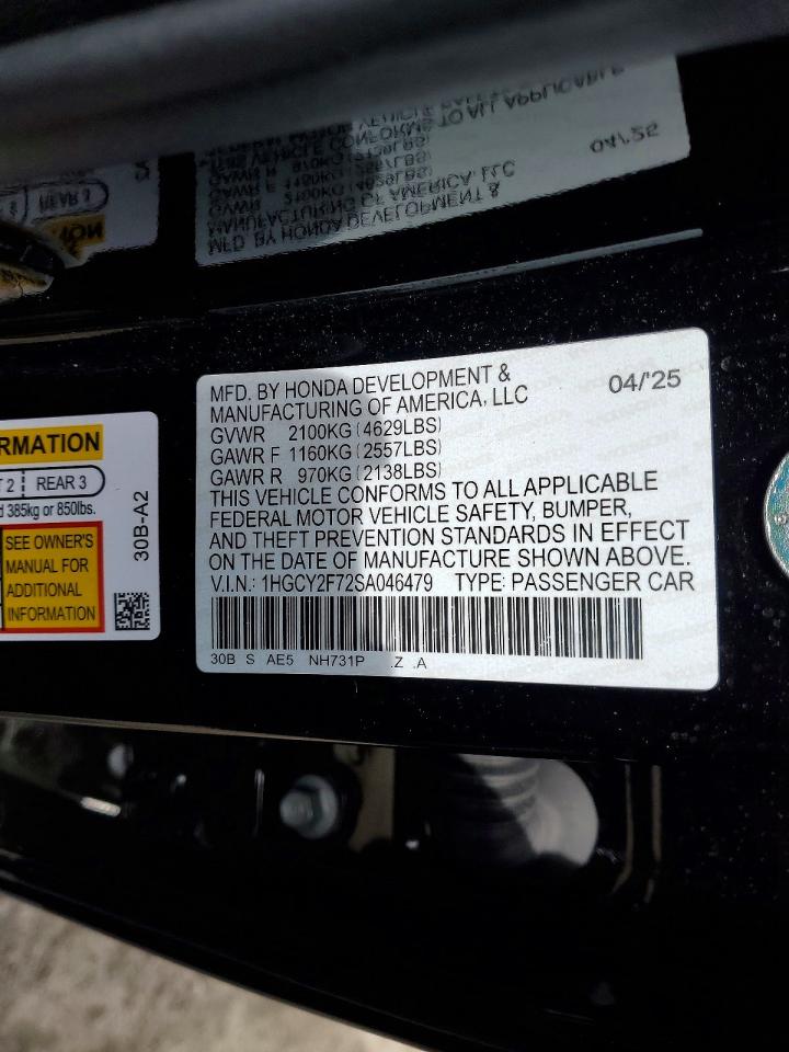 Honda Accord Hybrid Sport-l