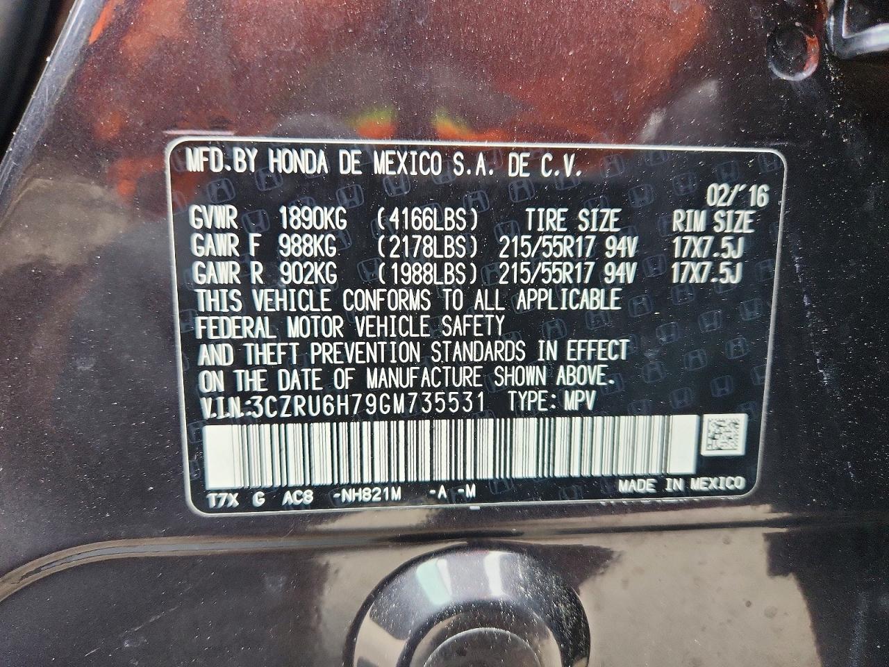 Honda HR-V Exl