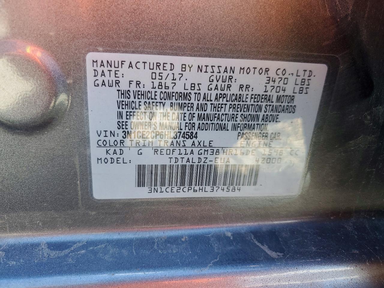 Nissan Versa Sv