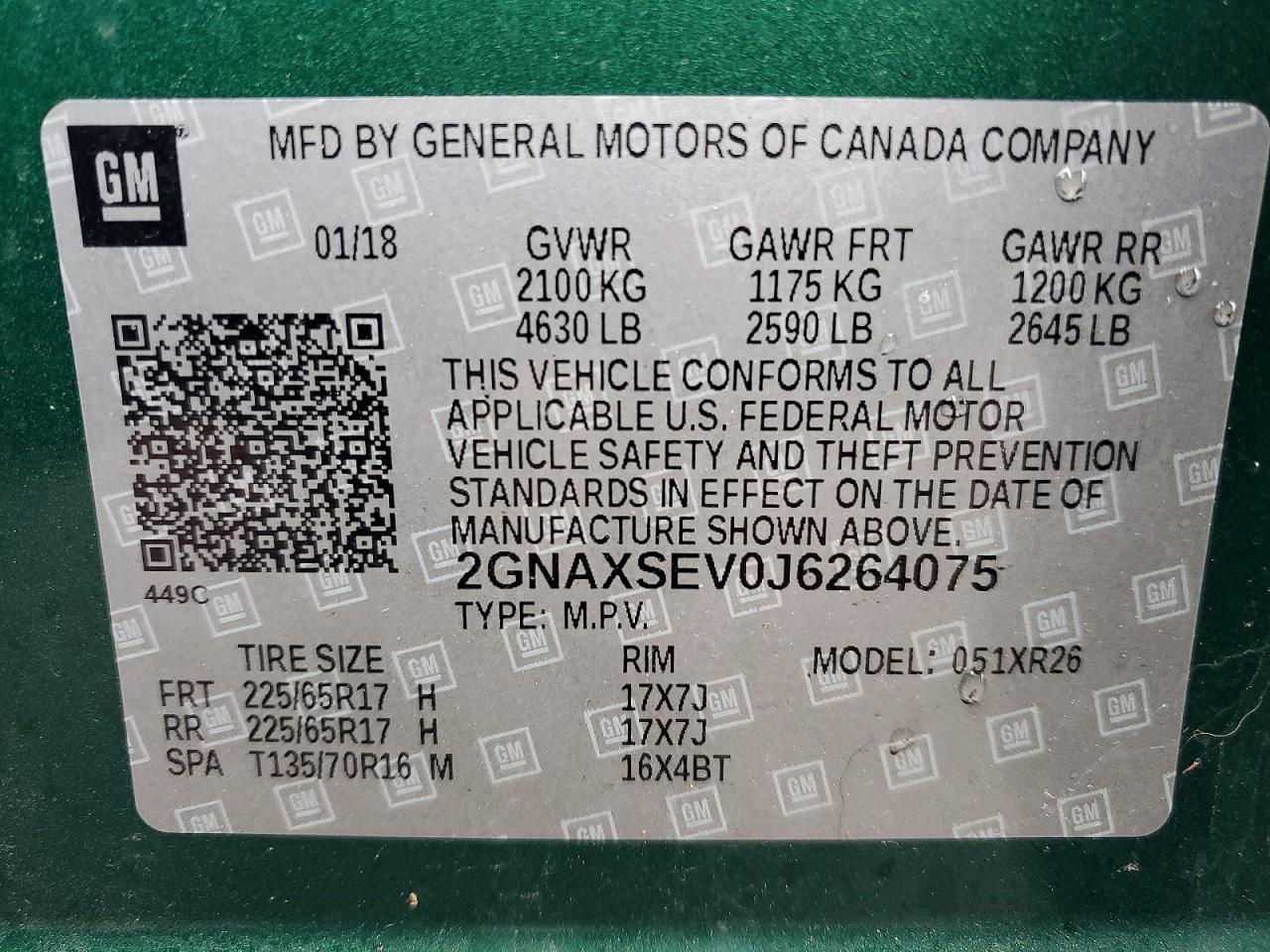 Chevrolet Equinox Lt