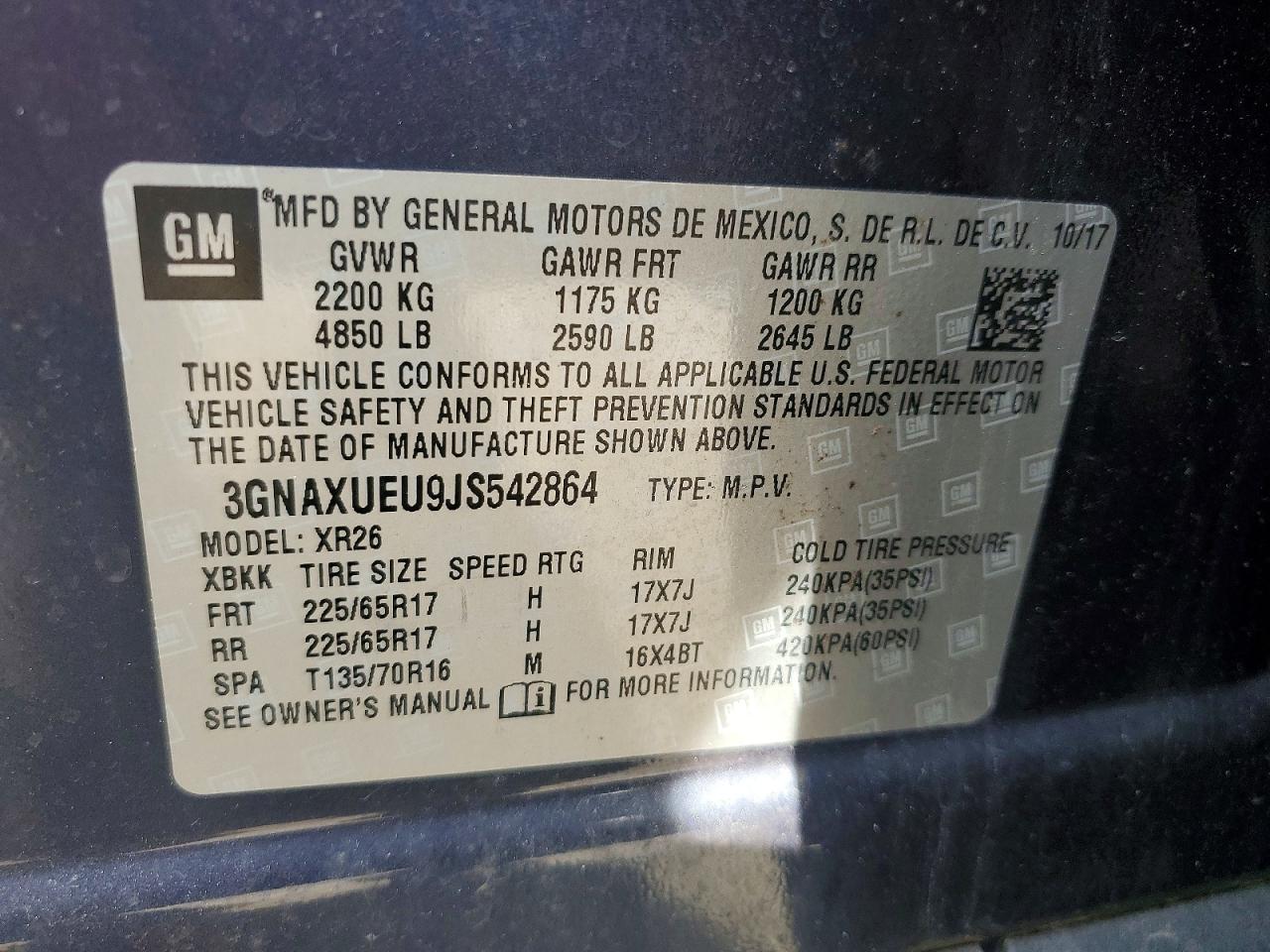 Chevrolet Equinox Lt