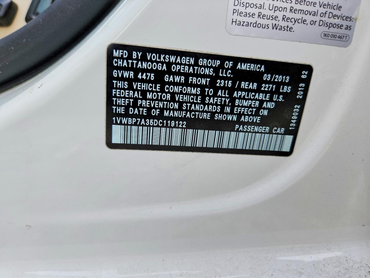 Volkswagen Passat Se