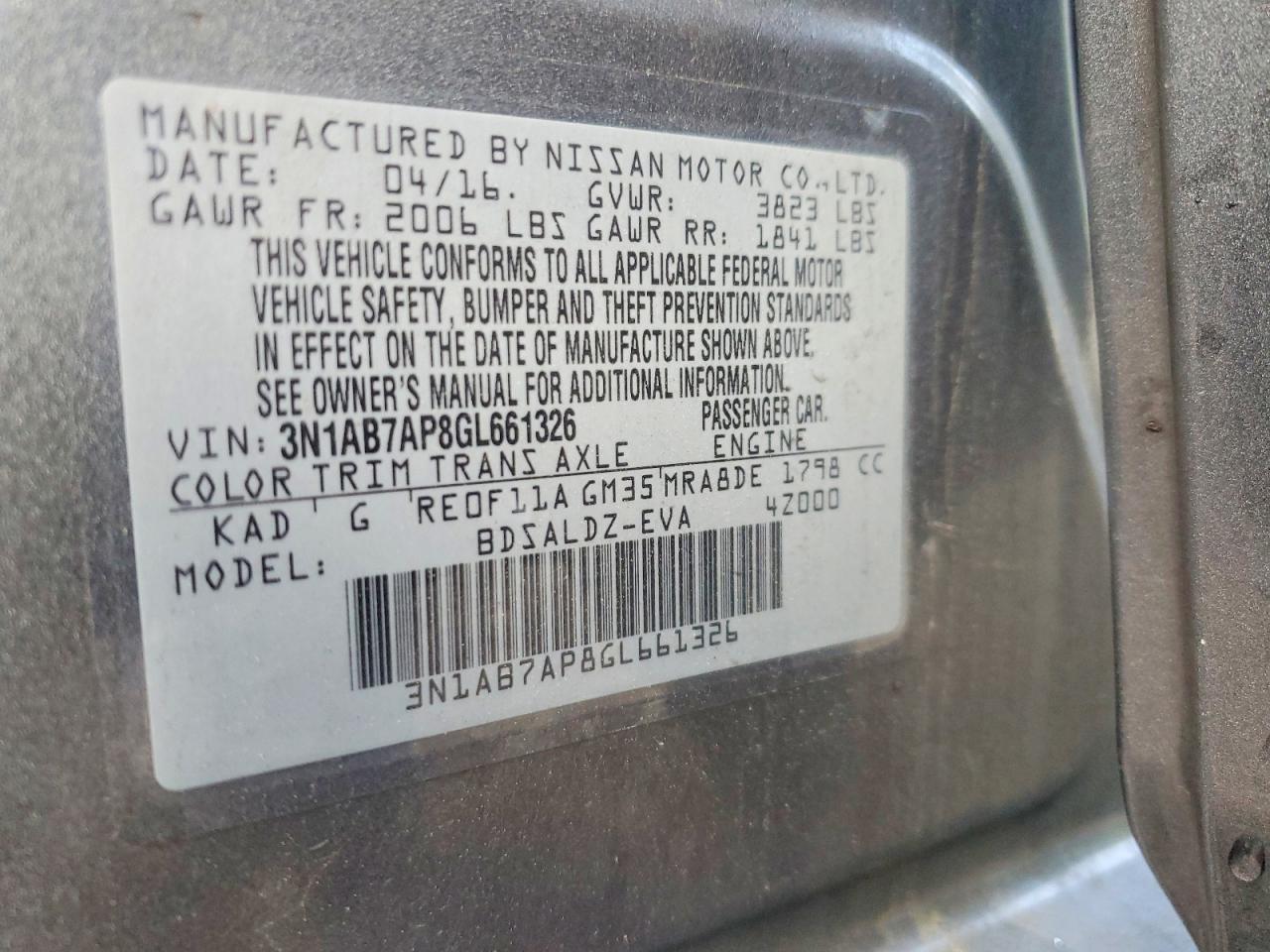 Nissan Sentra Sv