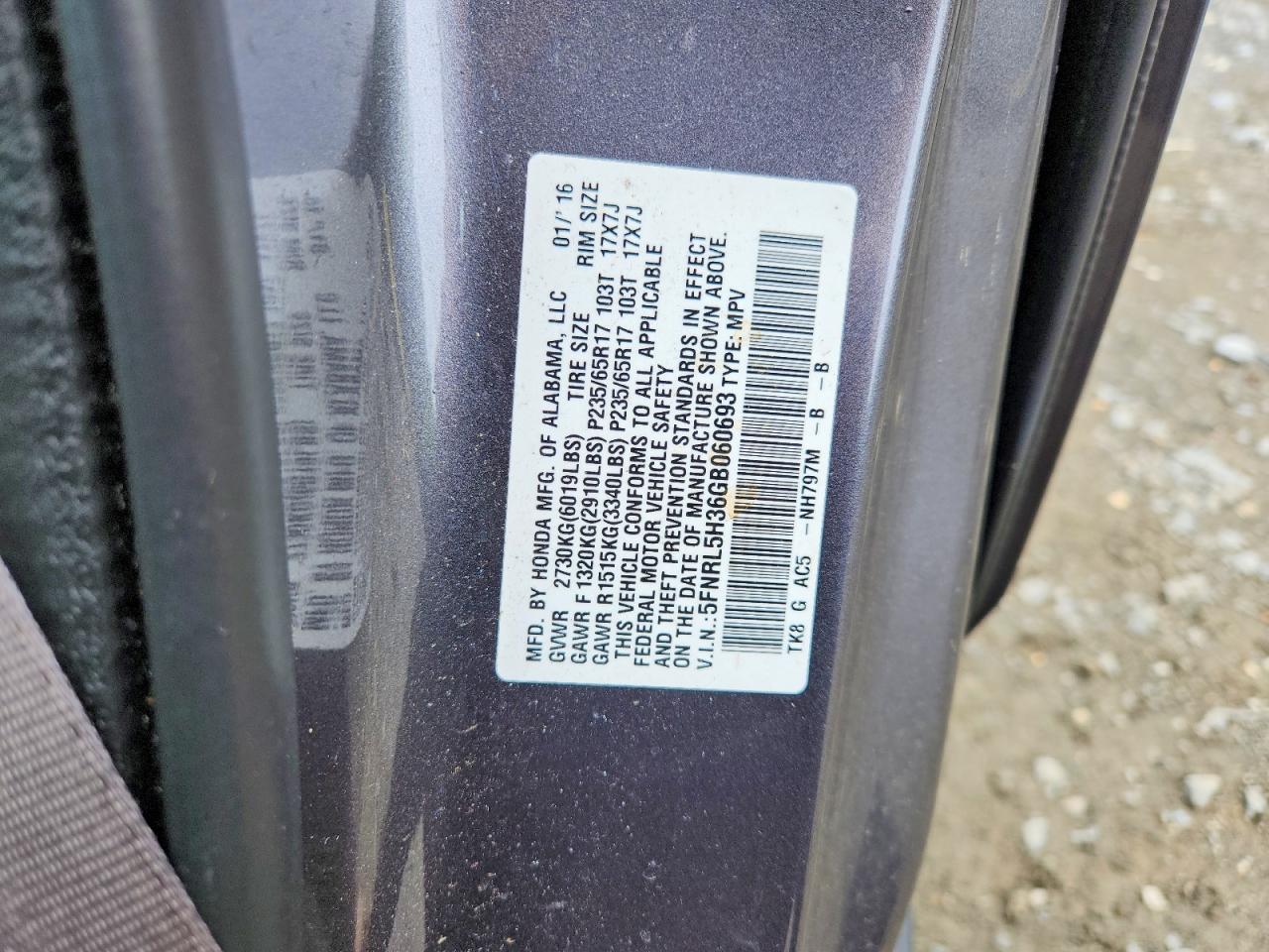 Honda Odyssey Se