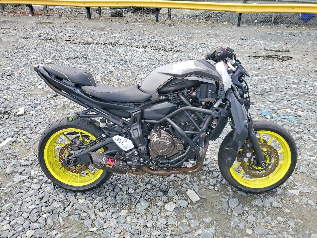 Salvage Yamaha Mt07 Image