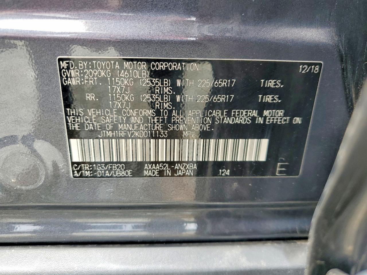 Toyota RAV4 Le
