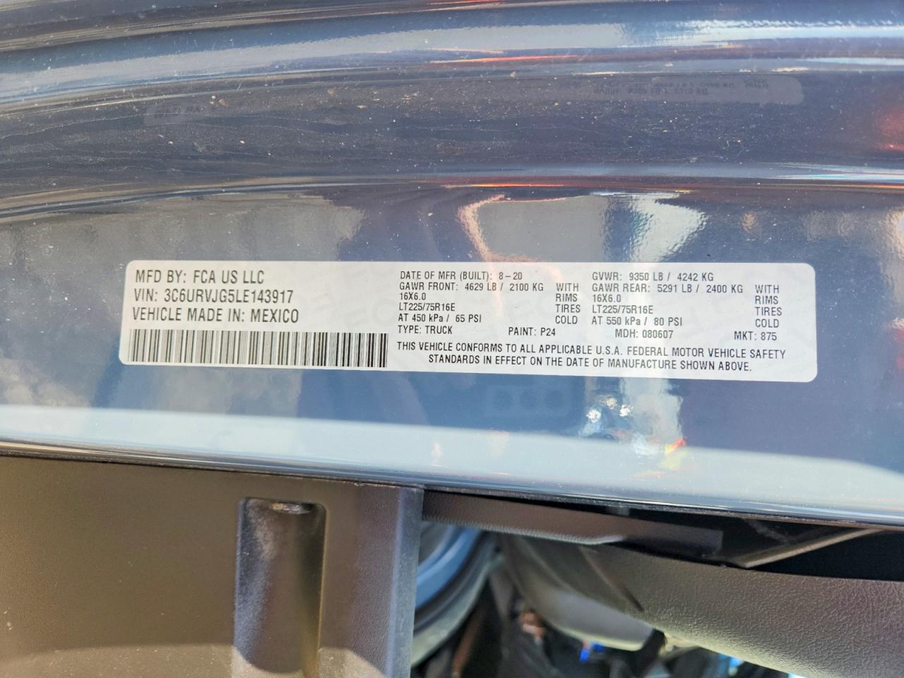 Ram Promaster 1500 High