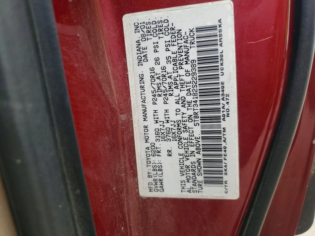 Toyota Tundra Sr5 V8