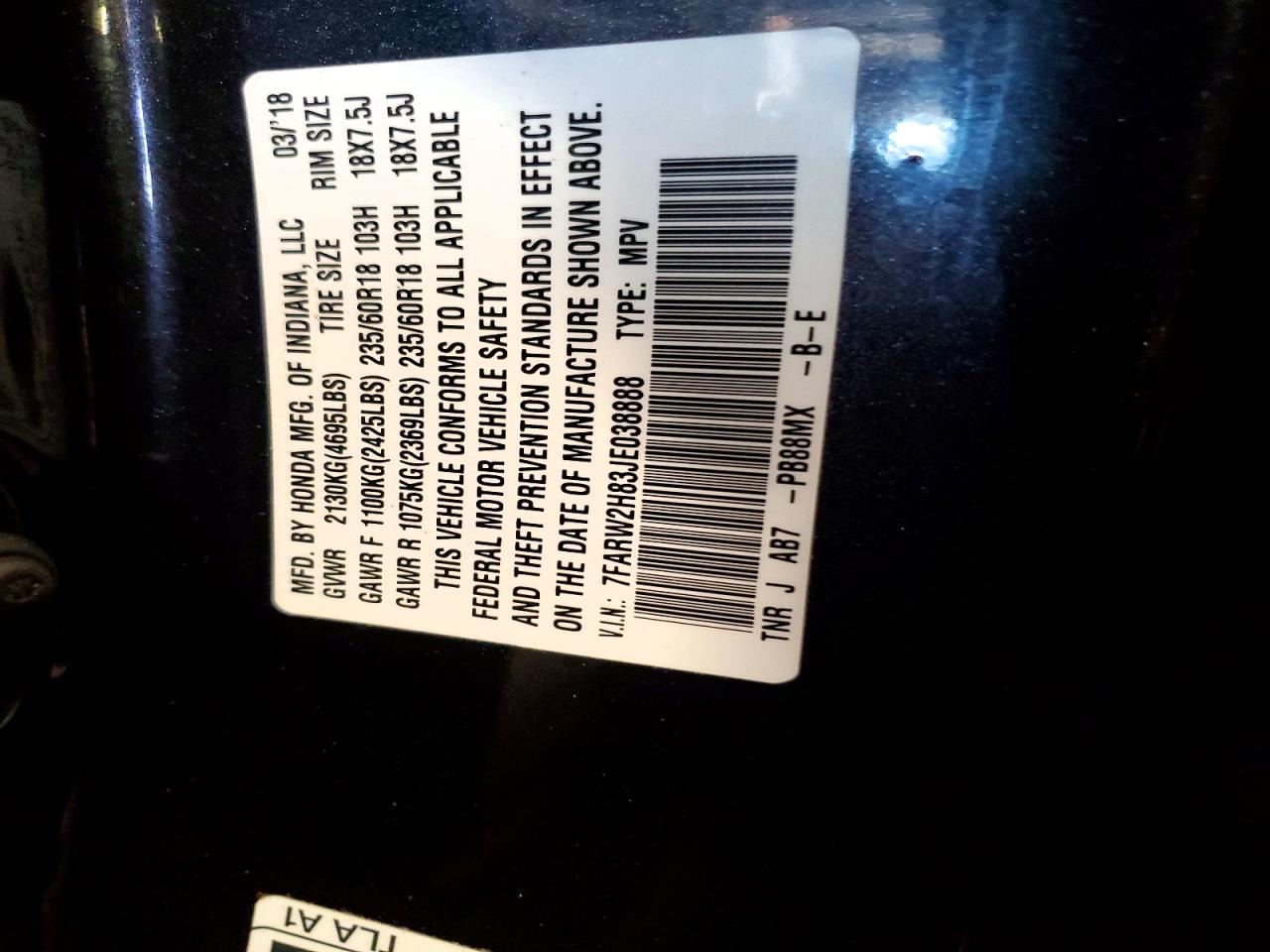 Honda Crv Exl