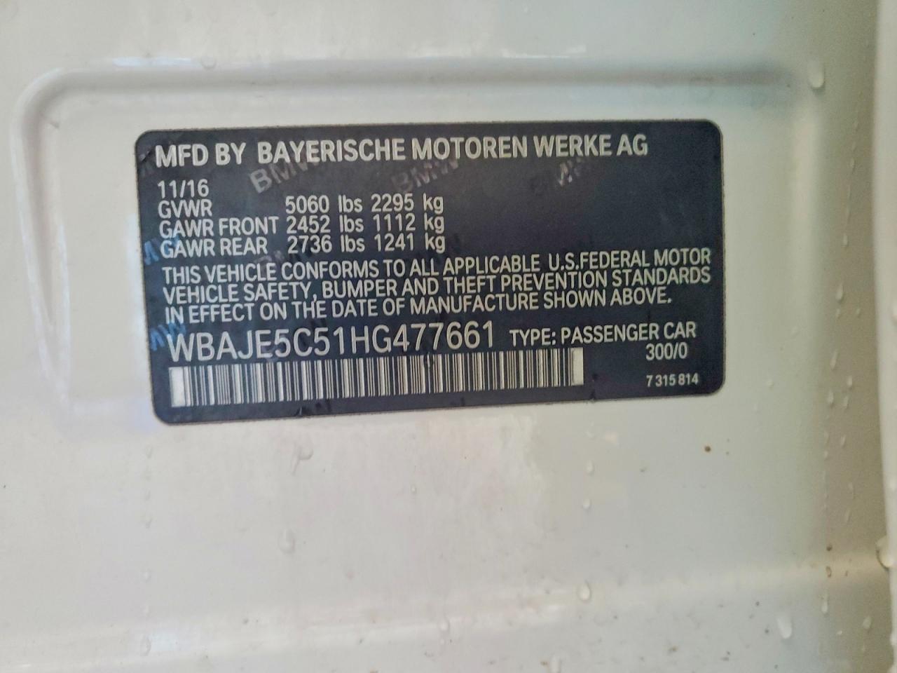BMW 5 Series I
